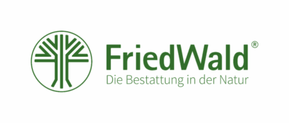 FriedWald Logo mit dem grünen Baum im Kreis auf der linken Seite