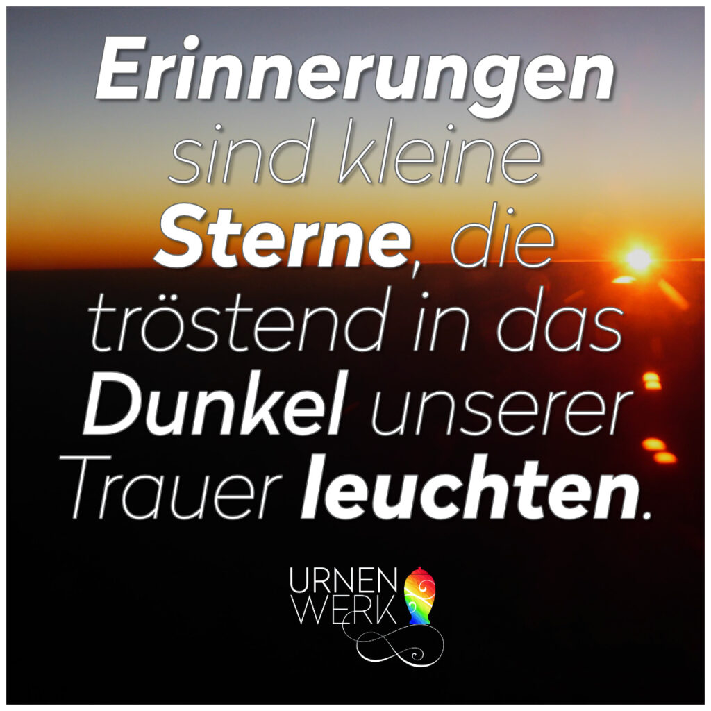 Trauersprüche und Inspirationen für die Urnengestaltung