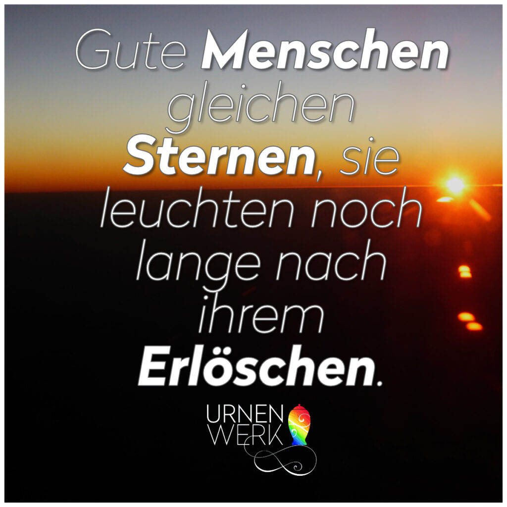 Trauersprüche und Inspirationen für die Urnengestaltung